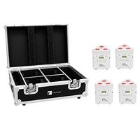 EUROLITE - Set 4 x AKKU TL-3 TCL bianco + custodia con funzione di ricarica