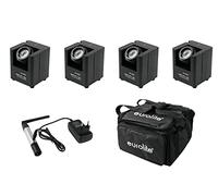 Eurolite Set 4X AKKU UP-1 SB-4 Soft-Bag QuickDMX Wireless TR