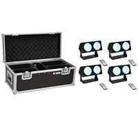 Eurolite Set 4X Led CBB-2 Cob RGB Bar + Custodia