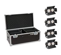 EUROLITE Set 4x LED CBB-2 WW/CW Fairlight + custodia