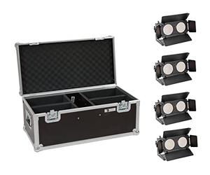EUROLITE Set 4x LED CBB-2 WW/CW Fairlight + custodia