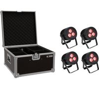 EUROLITE - Set 4x Led Ip Par 3x9w Scl Spot + Case (20000845) - SPEDIZIONE GRATUITA
