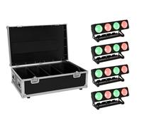 EUROLITE Set 4x LED PMB-4 COB QCL 30W Leiste + Case (20000996)