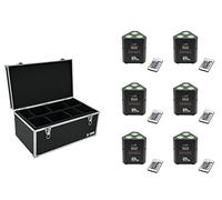 EUROLITE Set 6x AKKU TL-3 TCL Trusslight QuickDMX + Case TDV-1 (20000625)