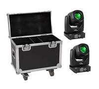 EUROLITE Set di 2 LED TMH-B90 + custodia con ruote