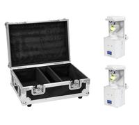Eurolite Set di 2 LED TSL-350 Scan COB Bianco con Custodia Professionale