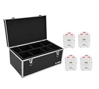 EUROLITE - Set di 4 batterie TL-3 TCL bianco + custodia TDV-1