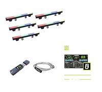 EUROLITE Set di 5 LED PT-100/32 Pixel DMX Tube + software Madrix