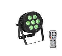 Eurolite - Set LED IP PAR 7 x 8 W QCL Spot + 2 coperture diffusore (15 x 60 e 40°)