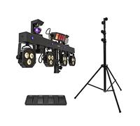 EUROLITE Set LED KLS Scan Next FX Compact Light Set + interruttore a pedale + supporto in acciaio