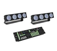 EUROLITE Set Luci LED CBB-4 con Controller DMX LED Color Chief - Effetti Luminos