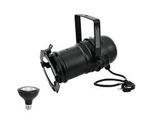 EUROLITE Set PAR-30 Spot SW + PAR-30 230 V COB 12 W E-27 LED 1800 - 3000 K dim2warm | alloggiamento PAR-30 con attacco E-27 inclusa lampada LED PAR-30 con moderna funzione dim-to-warm