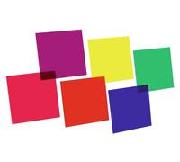 EUROLITE Set Pellicole Colorate 24x24 cm per PAR-64 - 6 Colori per Effetti Luce