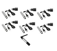 EUROLITE Set QuickDMX 1 trasmettitore + 6 ricevitori a batteria