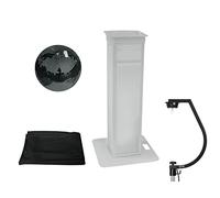 EUROLITE Set Specchio sfera 30cm nero con Stage Stand variabile + Cover nero