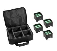 EUROLITE Set 4x AKKU Mini UP-4 QCL Spot MK2 + Soft bag