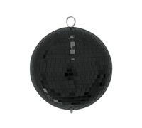 EUROLITE Sfera a Specchio Nera 20 cm - Effetto Scenografico con Sfaccettature