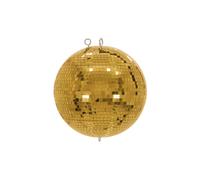 EUROLITE Sfera a Specchio Oro 30 cm - Effetto Luce per Eventi e Scenografie