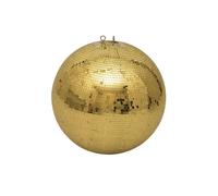 EUROLITE Sfera a Specchio Oro 40 cm con Facette Perfette per Effetti di Luce Sce