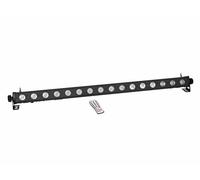 EUROLITE Striscia LED PIX-16 QCL con 16 LED RGB da 4 W (4 in 1), telecomando a infrarossi, prodotto speciale, illuminazione per effetti spettacolari