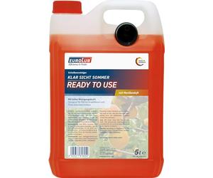EUROLUB - Detergente per Parabrezza, Trasparente, Estate RTU, con Profumo di Coccinella, 5 Litri