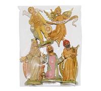 Euromarchi MAR315 Personaggi Re Magi e Pastore e Gloria, 9 cm, 5 Pezzi