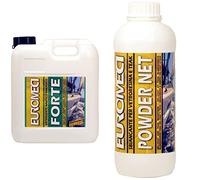 Euromeci Forte, Detergente sgrassante nautico energico, 5000 ml & Powder Net, Sbiancante per gel-coat e teak in polvere, 750 g