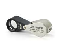 Euromex Lente d`Ingrandimento Pieghevole PB.5034-LUV, 10x acromatico, LED, UV