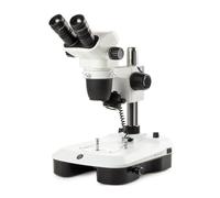 Euromex Microscopio stereo zoom NZ.1702-M, 6.5-55x, Colonna, Luce incidente e trasmessa, Bino, Specchio per campo scuro, Embriologia