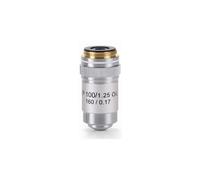 Euromex Obiettivo S100x/1,25 semiplan, a molla, immersione a olio AE.5601 (BioBlue)