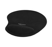 EUROMIC Delock Tappetino per mouse ergonomico con poggiapolsi in gel nero 230 x 202 x 24 mm