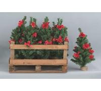 Euronatale ALBERELLO PVC Verde C/Stelle Nat. 80cm, Come Foto, Unica