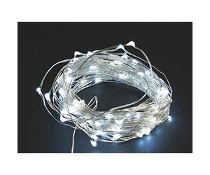 Euronatale Bianco MICROLED EST 300 LUCI 30mt+2CAVO, s