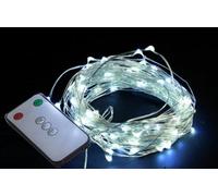 Euronatale Catena luci Natale 180 LED 9+1,5 m Giochi Luce Filo in Rame