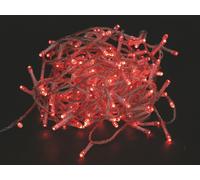 Euronatale Catena Luci Natale 300 LED cavo trasparente 12+5 mt Interni Esterni