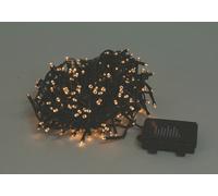Euronatale Catena Luminosa Natale 240 Led a batteria 8 giochi luci 14,10 mt