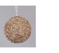 Euronatale L.ESP.Strass Sfera Ambra 80mm PL-67013, Come Foto, Unica