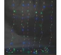 Euronatale Multicolor MICROLED Tenda 300 LUCI 3x2mt, Come Foto, Unica