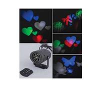 Euronatale Proiettore Multicolor RGB con 9 Testine Figure Intercambiabili Natale