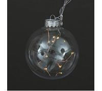 Euronatale TRASP. Sfera 100mm C/10 LED Classic PL$$, Come Foto, Unica
