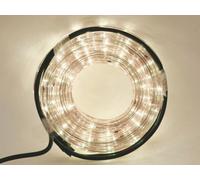 Euronatale Tubo Natale Led Bianco Freddo Motore 20+1,5 mt Cavo Esterno Interno