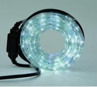 Euronatale Tubo Natale Led Bianco Freddo Motore 20+1,5 mt Cavo Esterno Interno