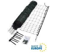EuroNetz Rete per Pollame Verde 112/2-15/N-50 m GALLAGHER per Recinzioni Elettri
