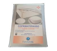 Euronovità EN-221794 coprimaterasso in Morbida Spugna Jersey con Angoli estensibili cm 180x200 + Bordo da 27 cm