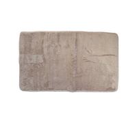 Euronovità EN-27573 Tappeto Magico Genio, Microfibra, Tortora, 50x110x2 cm