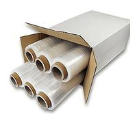 EURONOVITA' SRL ITALY Pellicola da imballaggio 6 rotoli Film Estensibile Manuale Trasparente spessore 23 my, 2,2 Kg, altezza 50 cm EN-23050