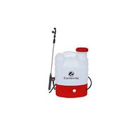 Euronovità Srl Pompa A Spalla ELETTRICA A Batteria IRRORATRICE NEBULIZZATORE SPRUZZINO per Giardino ORTO Piante 16 LT Colore Rosso