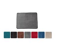 EURONOVITA' SRL Tappeto Magico Genio in Microfibra Antiscivolo Lavabile in Lavatrice - Varie Misure e Colori (Grigio, 57x200)