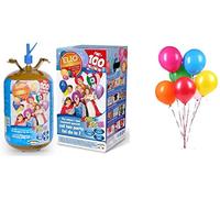 Euroossigeno- Bombola Gas Elio per gonfiare 100 Palloncini Festa Compleanno Matrimonio Laurea, Colore, HE100