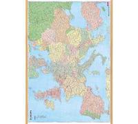 Europa. Carta geografica amministrativa stradale